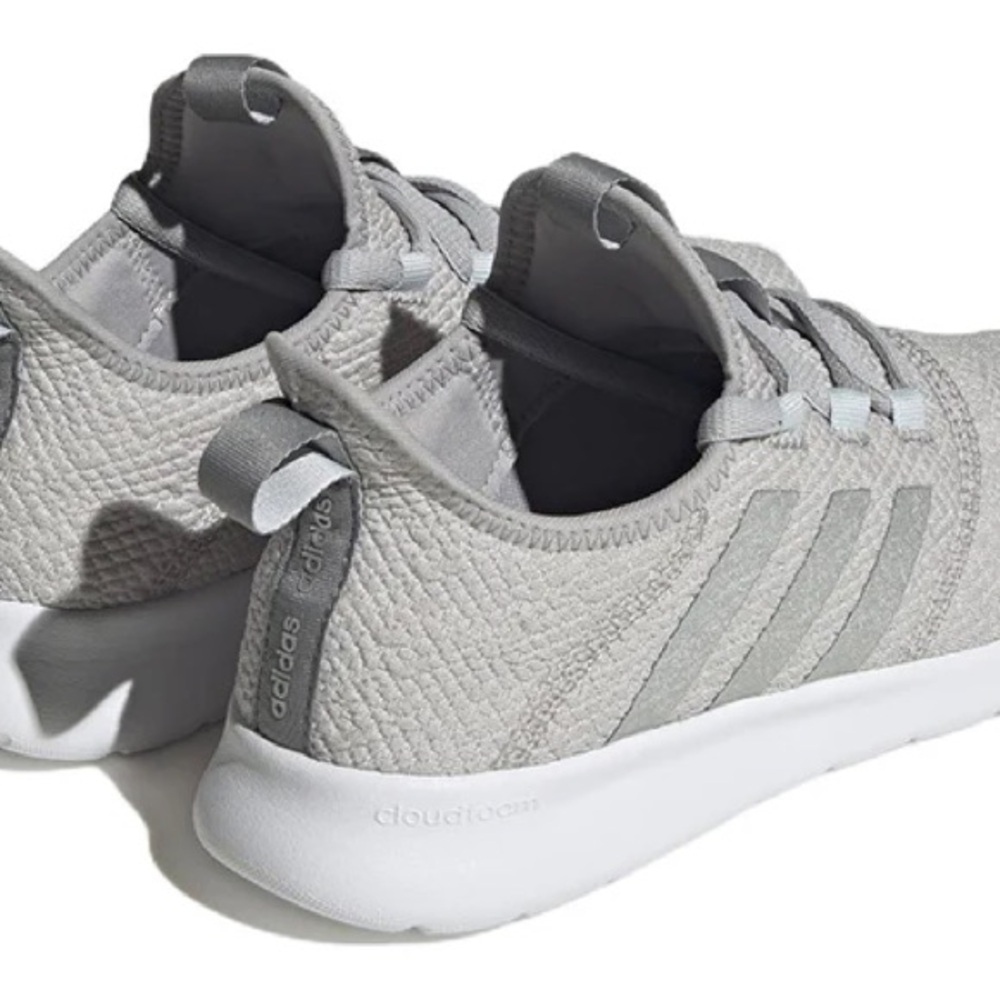 Women’s Adidas Cloudfoam Pure 2.0 'Grey Silver Metallic' - Picture 4 of 12